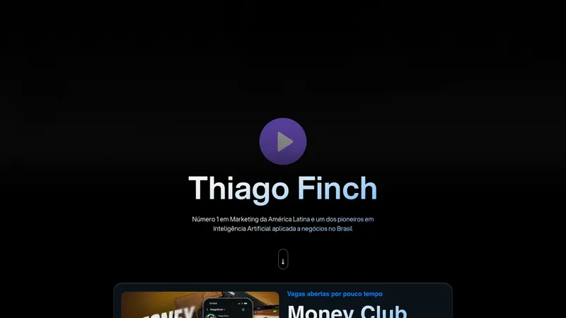 Captura da primeira tela de me.thiagofinch.com, feita em 27 de setembro de 2026